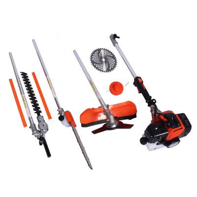 China 2-Stroke 4 in 1 Multi Function Tool Kit 52CC Brush Cutter Grass Trimmer Side Pack Grass Cutter Chainsaw Machine for sale