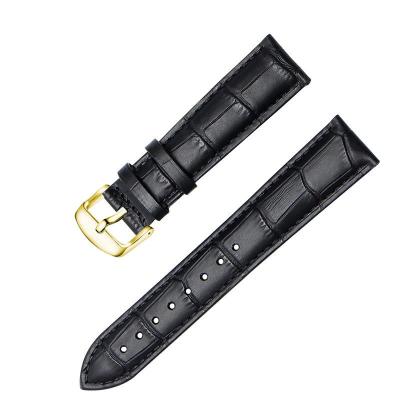 China Breathable New Soft  Leather Sport Watch Band 12-24mm unisex watch band genuine leather watch straps for sale