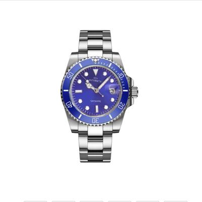 China Auto Date Custom 40mm Watch Men Ceramic Bezel Sapphire Glass Watches Automatic Mechanical Outdoor Wristwatches Clock for sale