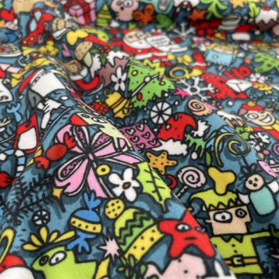 China Custom Made Factory Direct Selling First Quality Memory Polyester Fabric Baby Clothes Fabric DBP Heavy Winter Warm Double Brushed Direct Wholesale for sale