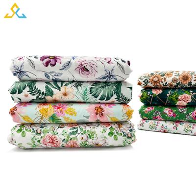 China Cheap Cut Piece Fusible NO MOQ Keqiao Cotton Poplin Digital Printed 100% Cotton Woven Fabric Eco - Friendly Custom Made for sale