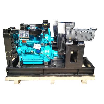 China stationary diesel engine driven air compressor for cement bulky tank trailer en venta