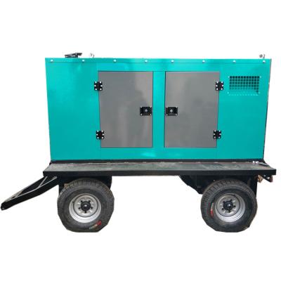 China Low noise close trailer type 50kw 62.5kva silent electric generator 50kw 62.5kva standby diesel generator set for sale