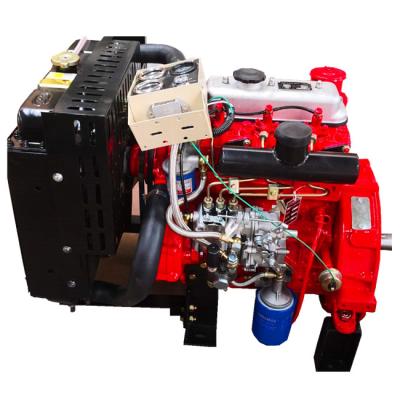 China hot sale elec start 3 cylinder 24kw 33hp 3000rpm high speed fire fighting pump engine for sale