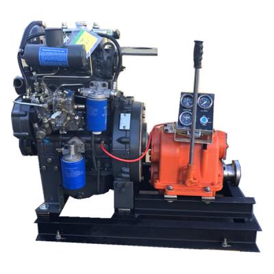 China hot sale chinese 2 cylinder 38hp 28kw diesel boat engine with gearbox price for sale