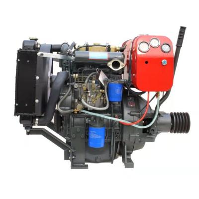 중국 hot sale Water-cooled 4 stroke vertical 28kw 38hp small two cylinder diesel engine 판매용