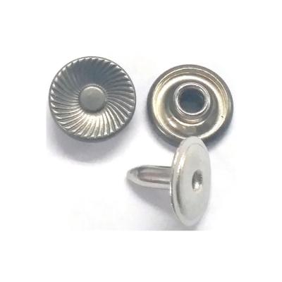 China Nickel-Free Factory wholesale popular metal round rivet buttons for garment  accessories for sale