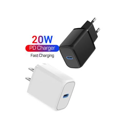 China New Arrivals 20W Palladium 20W Quick Charger USB C Adapter USB C Mobile Phone Charger USB-C Phone Charger For iPhone Charger for sale