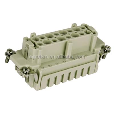 China Power 16 Pins IL Crimp Terminal Heavy Duty Connector HE-016-FC for sale