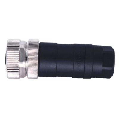 China Wireless Sensor Connector M12 IP67 5pin Circle Female Connectors for sale