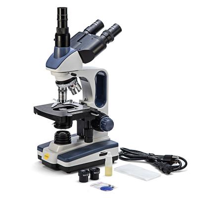 China Siedentopf trinocular with eyepiece and C-mount adapter SWIFT-SW350T Trinocular professional electron microscope dual function laboratory biological microscope with four objective lens for sale