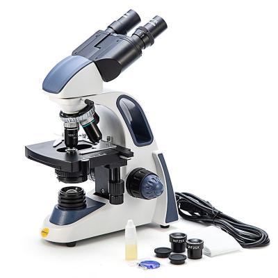 China Siedentopf Binocular SWIFT-SW380B 40X-2500X Advanced Biological Lab Professional Binocular Electron Microscope with Four Objective Lens for sale