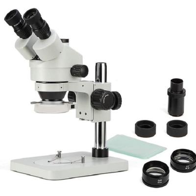 China New Listing High Quality SWIFT Trinocular 0.5X, 2X Auxiliary Objectives PCB Stereo Zsb Microscope With Single Stand for sale