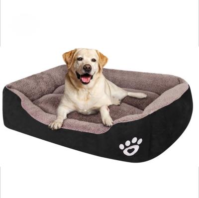 China Teddy Pet Dog Bed Cute Breathable For Large Dogs Medium Samoyed Dogs Beds Machine Washable Comfortable Safety Pets Sleep Pad for sale