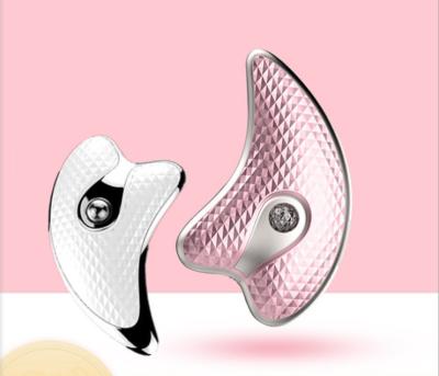 China Anti-Puffiness Guasha Electric Board Massager LED Light Microcurrent Body Massage Facial Face Lifting Slimming Massager Portable Skin Care Tool for sale