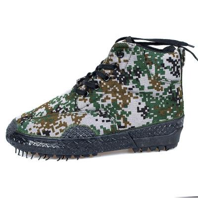 China Camouflage Hot Safety Men Vulcanized Work Shoes Garden Training Work Farm Rubber Safety Shoes for sale