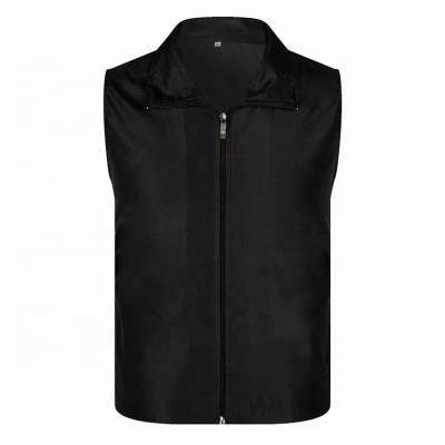 China Breathable Volunteer Vest Polyester Wholesale Advertising Custom Working Clothes Sleeveless Work Volunteer Vest for sale