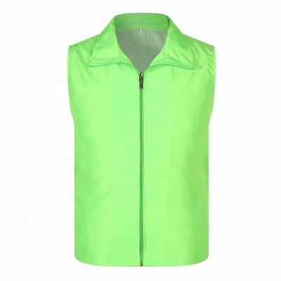 China Breathable Custom Logo Outdoor Work Volunteer Cargo Sleeveless Vest For Men Women for sale