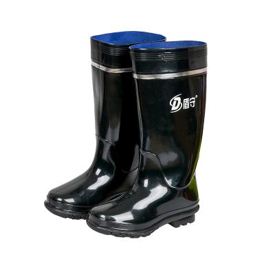 China Factory Waterproof 2021 Hot Sales Style Rubber Hot Rain Boots Black Rain Boots for sale