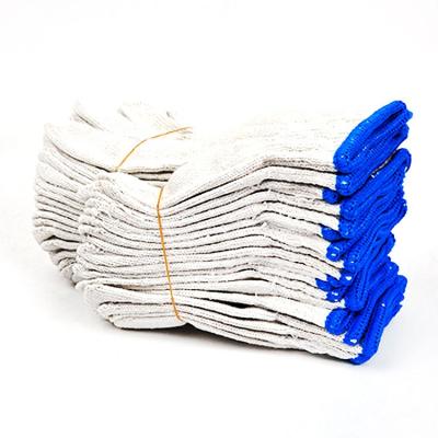 China Safety Operate Industrial Work Gloves Cotton Protective Work Gloves Auto Repair Work Gloves White Driver Gloves for sale