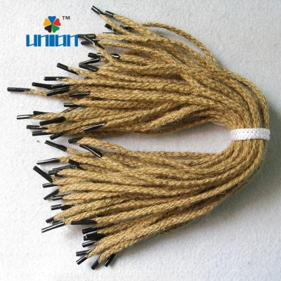 China Jute Sack Rope High Quality EC-Friendly Twisted Polyester Rope / Cotton Rope For Paper Bag Handle for sale