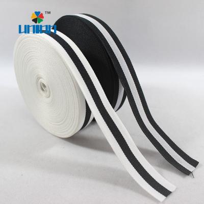 China Bags 2.0cm black and white striped ribbon for sale