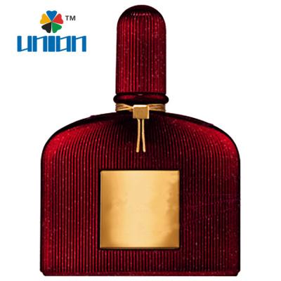 China Mini Metallic Gold Metallic Elastic String Loop Perfume Bottle Bow for sale