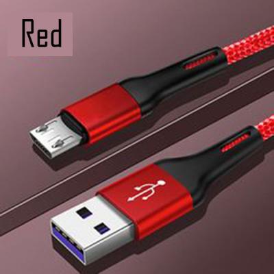 China High Speed ​​Charging Count Nylon Braided Fast Charging Type-C Cable For Huawei Samsung Type-C Micro Data Cable Charging Cable for sale