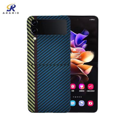 Chine Les couleurs mélangées ont adapté Logo Aramid Fiber Phone Case aux besoins du client pour la secousse 4 de Samsung à vendre