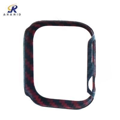 China La tela cruzada negra Apple mira a Logo Carbon Fiber Watch Cases modificado para requisitos particulares ultra 49m m en venta