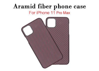 중국 강력한 보호용 iPhone 11 Pro Max Aramid 전화 케이스 탄소 섬유 전화 케이스 판매용