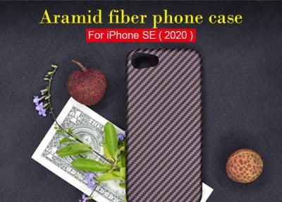 Cina Cassa esile e lucida del telefono della fibra di Aramid di progettazione per il Se di iPhone in vendita