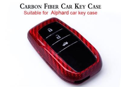 China Anti Slip Slick Surface Carbon Fiber Key Case For Alphard for sale