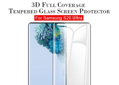 China Volldeckung 3D 9H Samsungs S20 ultra milderte Schutz zu verkaufen