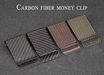 China Clips del dinero de la fibra de carbono del estilo 70mm*37m m del negocio en venta