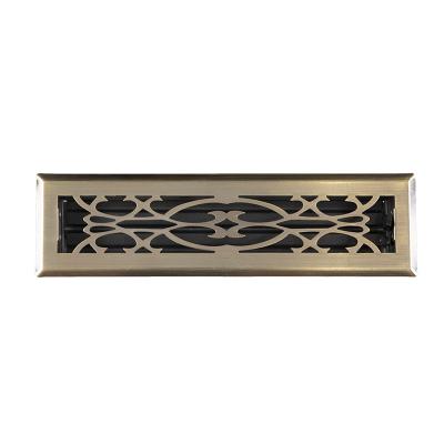 China Traditional Clad Steel Floor Save Antique Brass Metal Flooring Victorian 4x10 Duct for sale