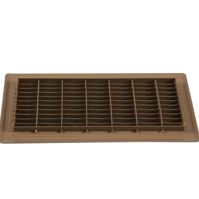 China Modern Heavy Duty Floor Return Air Grilles Thicker Louvers Floor Register for sale