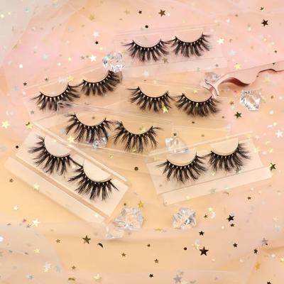 China 25-30 Times Wholesale 25mm Mink Eyelash Vendor Real Mink Full Strip Lashes 3D Fake Mink Fan Eyelash Extension for sale