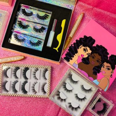 China 25-30 Times Wholesale Fake Mink Eyelash Total Vegan Eyelashes and Lush Packaging Boxes for Eyelashes for sale