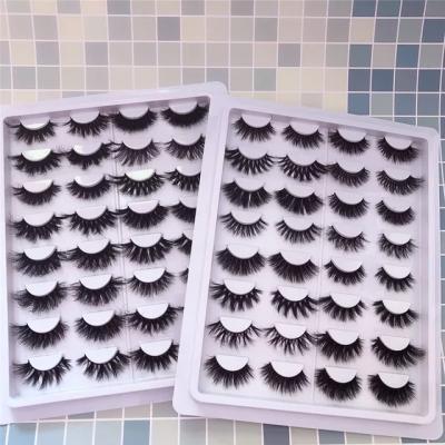 China 25-30 periods custom 3d mink eyelashes 25mm wholesale with lashbox packaging lashes3d natural wholesale seller false mink eyelash 25mm mink eyelashes for sale