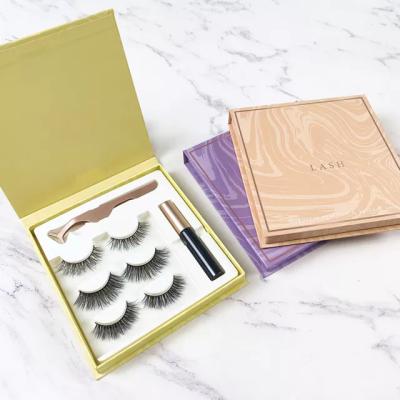 China 25-30 Times Wholesale Customized Clean Brand 3d Faux 5d Mink Lashes Synthetic 3d Fiber Eyelashes Super Fluffy Silk Mink Eyelashes for sale