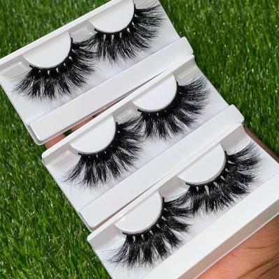 China 25-30 Wholesale 3d Mink Eyelash Packaging Custom Logo Seller 25mm Private Label 5d Mink False Eyelashes Lashes 3d Times New Arrivals for sale