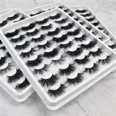 China 25-30 Periods Super Luxury False Mink 3d Eyelashes Strip Full Lashes Lash Packaging Cases Round 25mm Mink Eyelash Lasheswholesale Vendor for sale