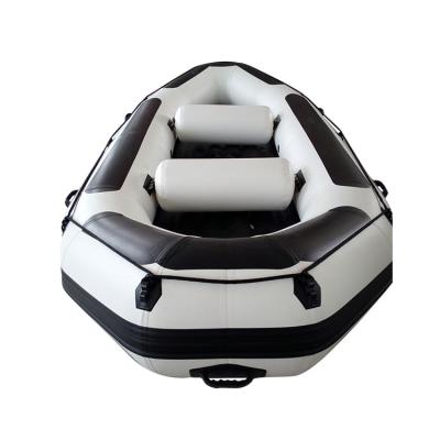 China Water Entertainment Inflatable Folding Fishing Boat Air Rowing Kayak Rafting Boat PVC Hook Fish Boat. for sale