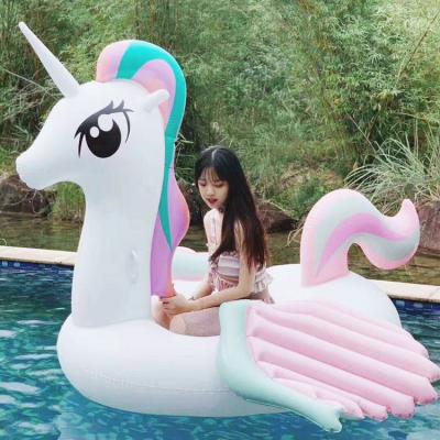 China Outdoor fun 2021Inflatable unicorn flamingo party kids adult float ring PVC snorkel fun swimming flamingos for sale