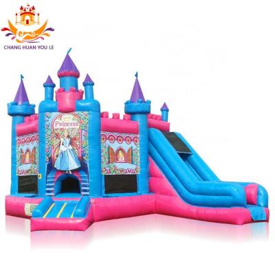 China Frozen PVC Commercial Inflatable Kids Jumping House / Princess Castle Children Inflatable Bouncer for sale