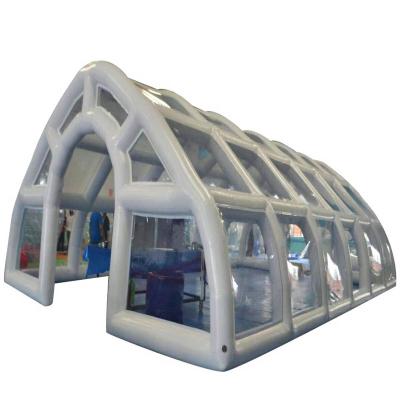 China China Manufacturer Wholesale Outdoor Clear Transparent Inflatable Camouflage/Field Game Large Tents For Event Party Wedding for sale