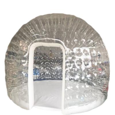 China Camouflage Game Kindergarten Commercial Public Park/Field Custom Inflatable Bubble House Inflatable Logo Camping Clear Dome Tent for sale