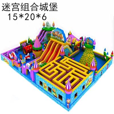 China Huge Over Ground Pool Slide Waterslide With Inflatable Pool House Combo Air Bouncy Castle Bounce Bouncer For Kids for sale