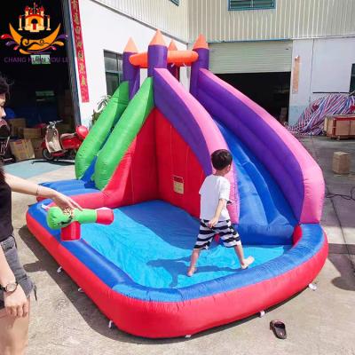 China PVC with slide for indoor outdoor kids used bouncy castle hot sale bouncy spiderman bounce house for sale